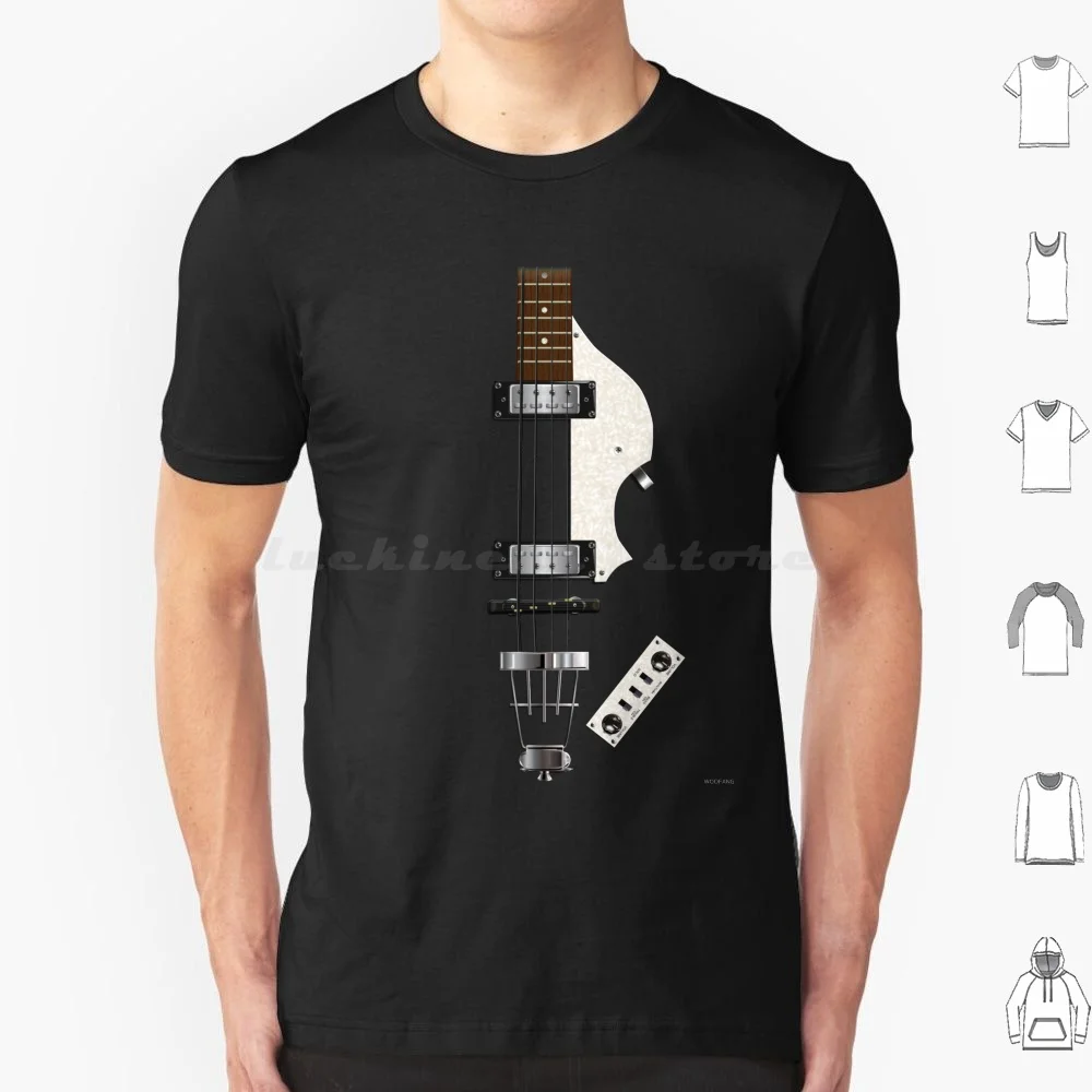 Camiseta con ilustración digital de bajo Hofner 500/1 para hombre, mujer y niños, talla 6XL, Hofner Viola B, bajo, violín, Jazz P Bass, Squire