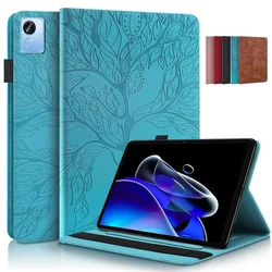 Tablet Cover For OPPO Realme Pad X 11 inch 2022 Case Emboss Tree Flip Wallet Stand Cover For Realme Pad X Case Coque Funda 11