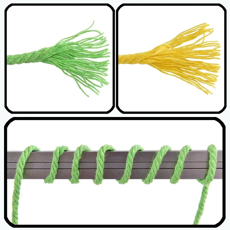 110 ياردة 100% القطن اليدوية بوهو ديكور 3 مللي متر الملونة الحبل حبل الموضوع الملتوية مكرامية سلسلة Diy بها بنفسك ديكور المنزل الزفاف العرض #6