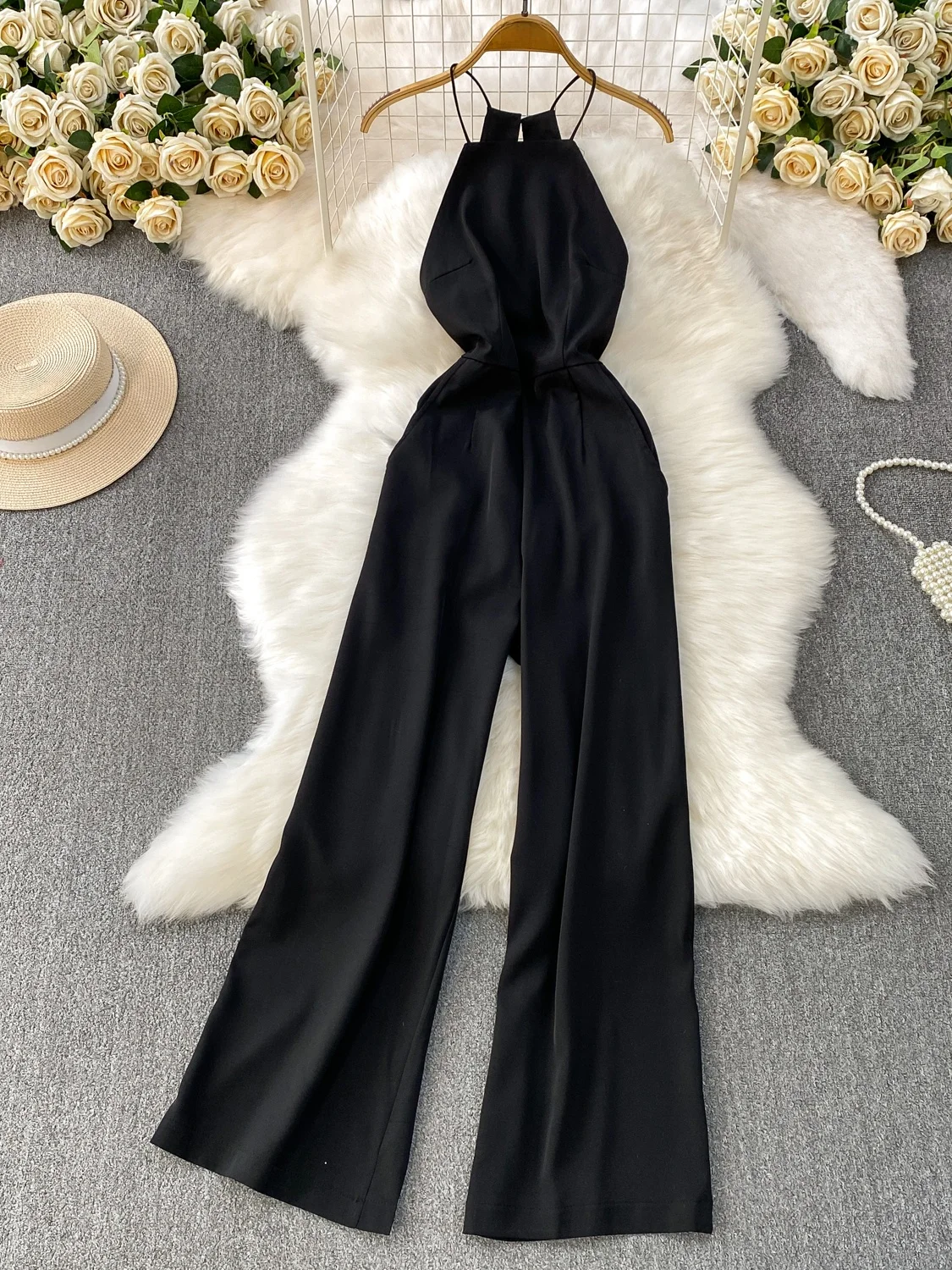 

Hebe Sle винтажные брюки Godd Ne Hanging Dring, женские осенне-зимние сексуальные брюки с балой талией, тонкие широкие брюки