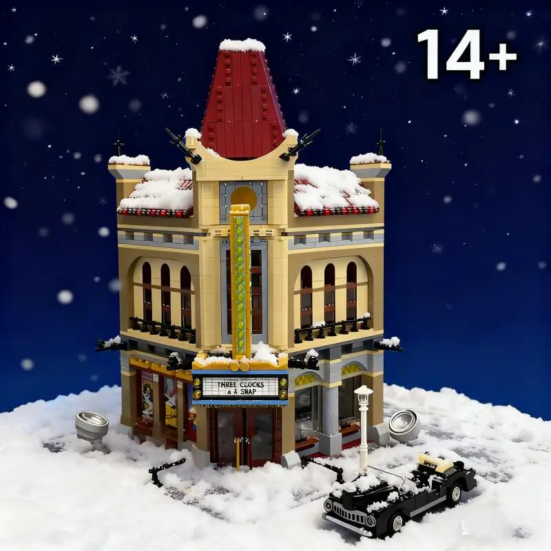 

NEW 2196pcs Hot Toy Modular Buildings City Street Palace Cinema 10232 Building Block Puzzle Model Toys Birthday Christmas Gifts