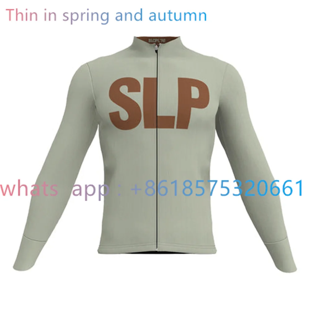 

Slopline B.simo Spring Autumn Cycling Thin Long Sleeves Men Bicycle Pro Team Jersey Ropa Ciclismo Road Bike Breathable Clothing