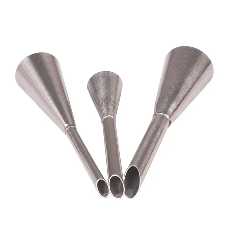 1-3pcs Puff Nozzle Tips Confectionery Pastry Nozzles For Decorating Cake Cupcake Puff Syringe Cream Icing Piping Nozzles