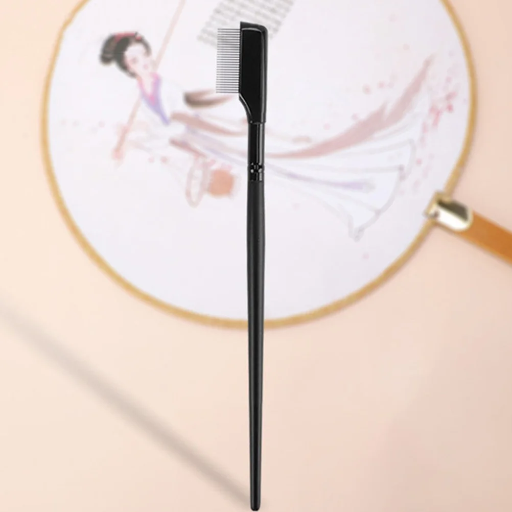 

2pcs Eyelash Comb Dense Eyebrow Comb Teeth Steel Needle Practical Eyebrow Separator For Lash Grooming Shaping Tool