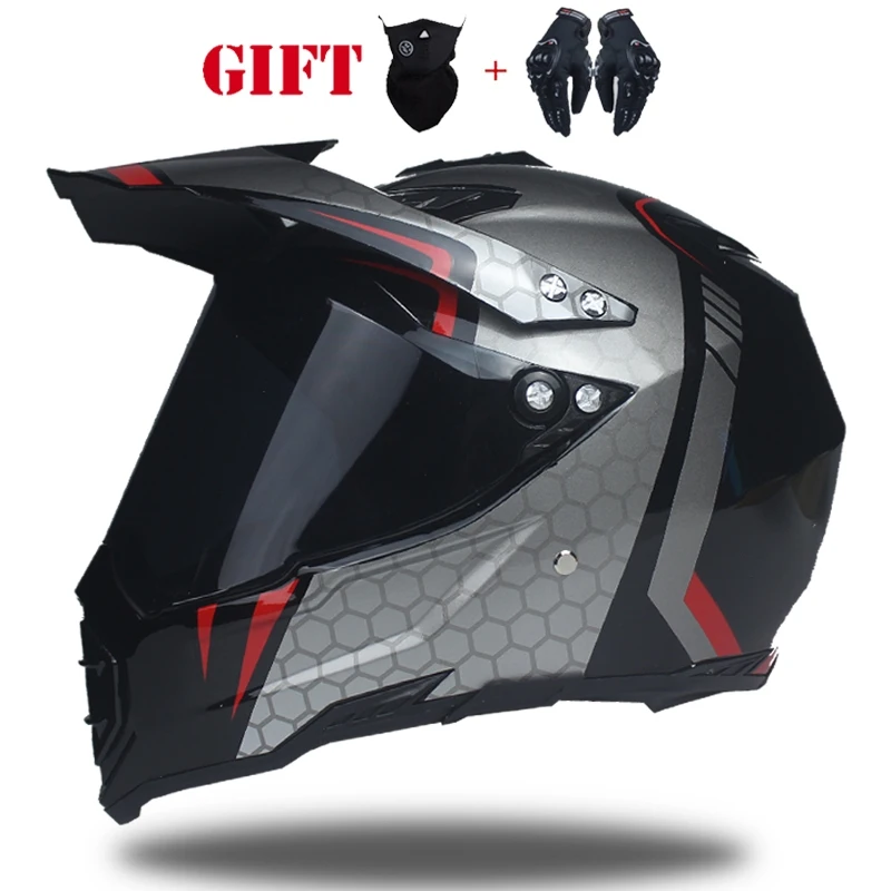 

Casco Professional para moto cross, casco Complete para adulto, casco para moto cross con cascos todoterreno versátile S L M XL