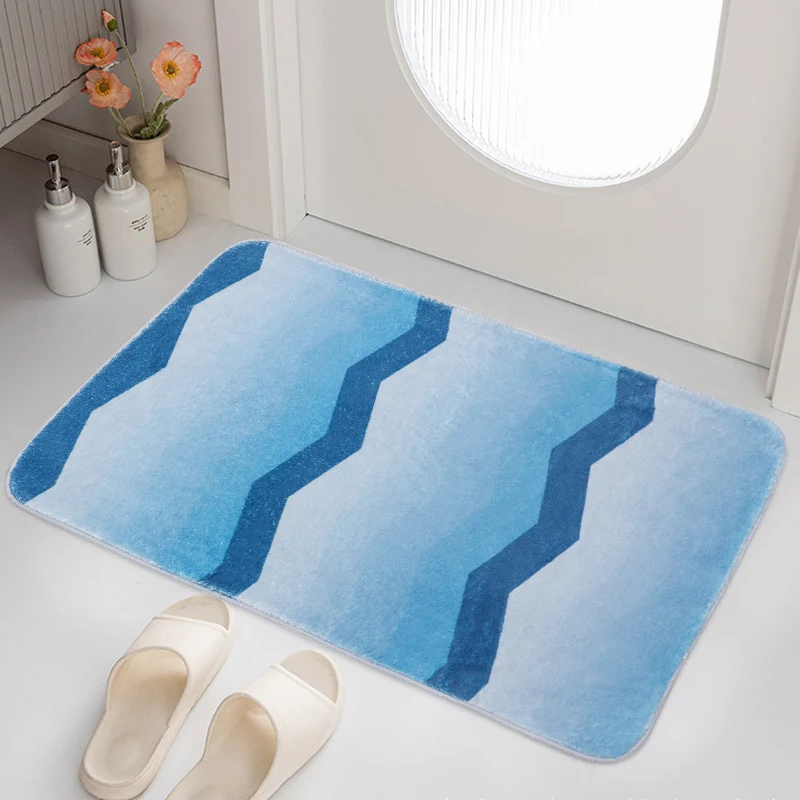 Bathroom Mats Bathroom Absorbent Doormat Soft & Cozy Bedroom Doormat Machine Washable Indoor Home Floor Mats