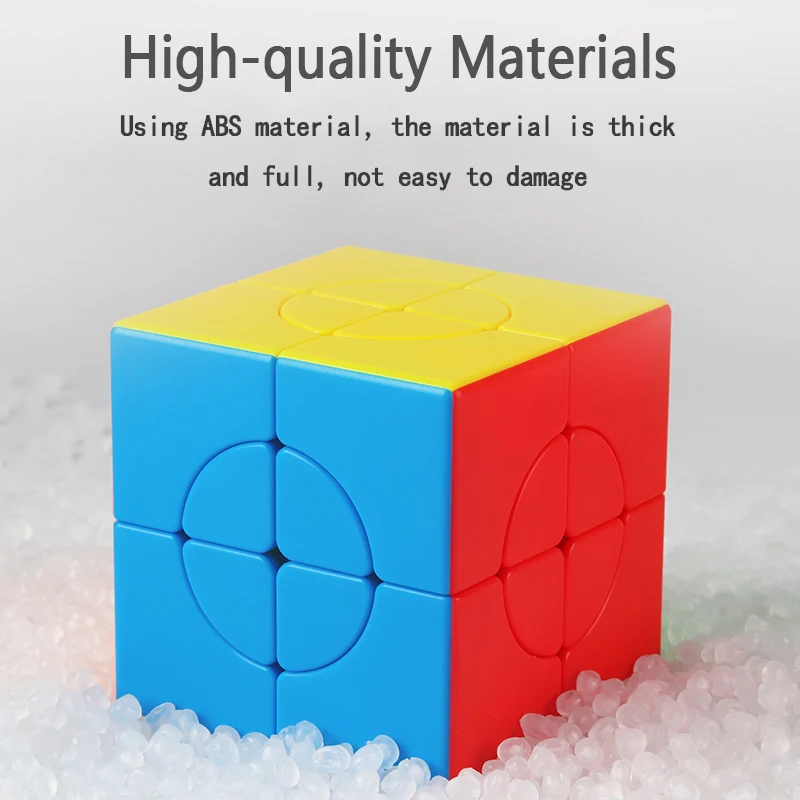 SENGSO Speed Crazy Cube 2x2 Megaminx Magic Tower Stickerless Magic Cube Profession Puzzle High Quality Kid's Toys