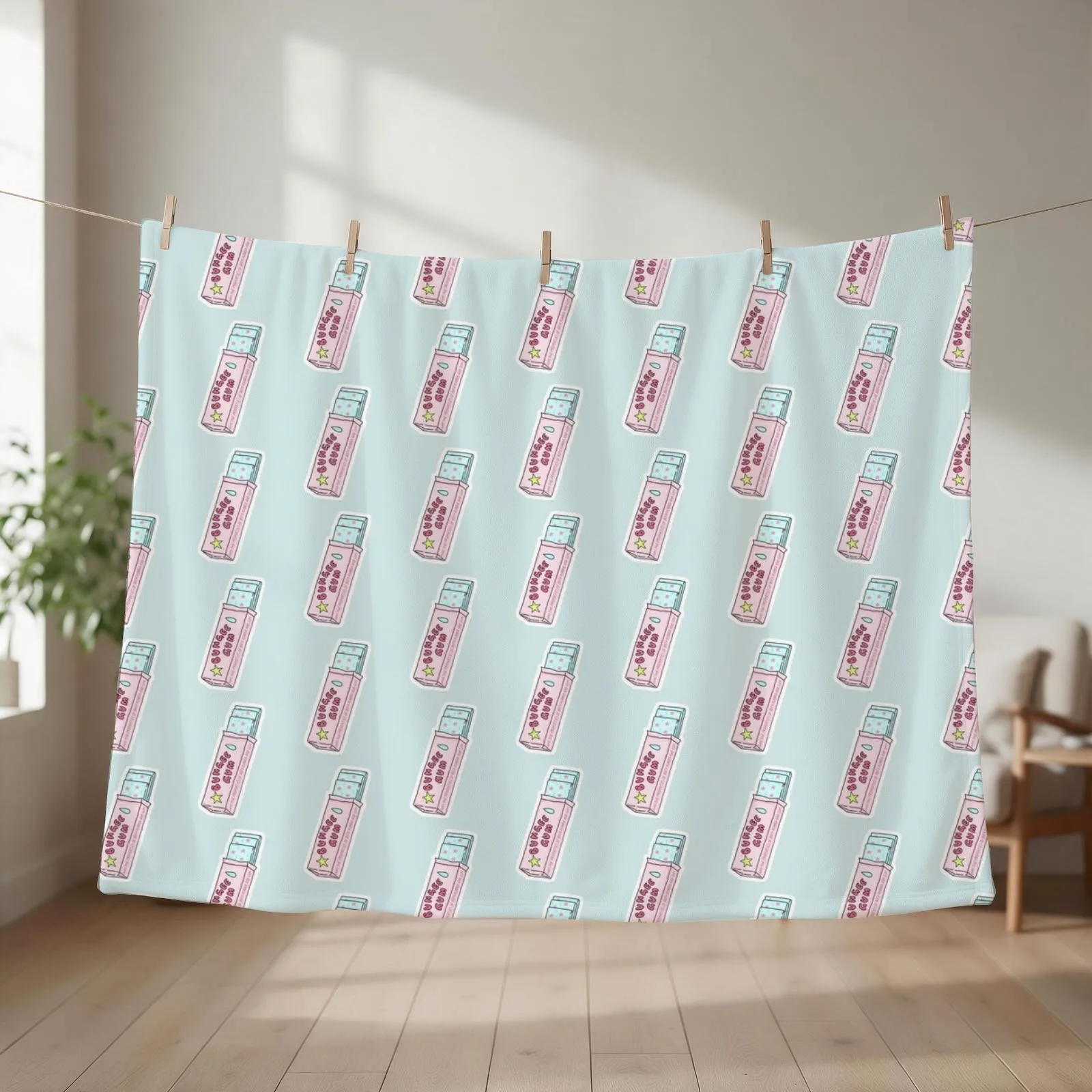 Bungee Gum classic Throw Blanket Sofas Blankets Sofas Of Decoration Decorative Sofas valentine gift ideas Blankets