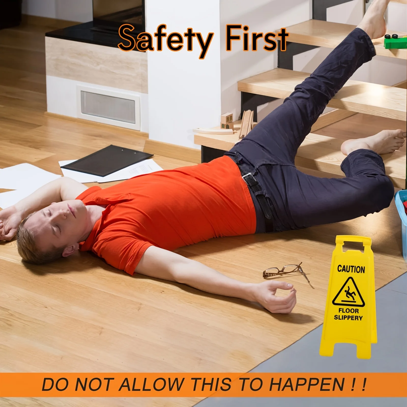 6 قطع من أدوات الدرج المضادة للانزلاق - شرائط قبضة أمان سهلة التركيب ومقاومة للطقس للخطوات والمحدرات والطوابق.