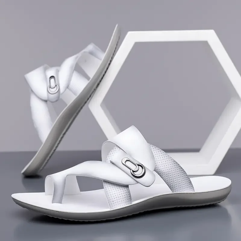Summer Men Sandals Open Toe Flat Mens Casual Shoes Outdoor Walking Sandals for Men Beach Shoes Sandalias Hombre Men Slippers