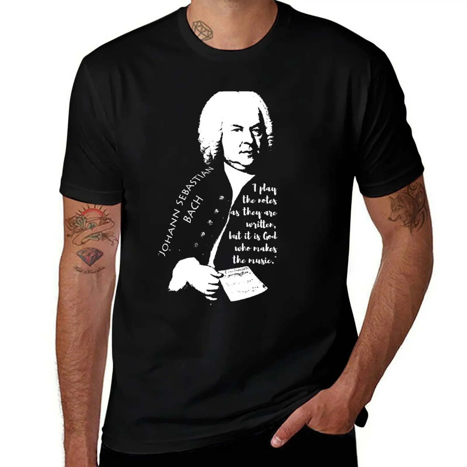 

Johann Sebastian Bach T-Shirt man t shirt cotton high quality man t shirt luxury t shirt for man 100 percent cotton T-shirt