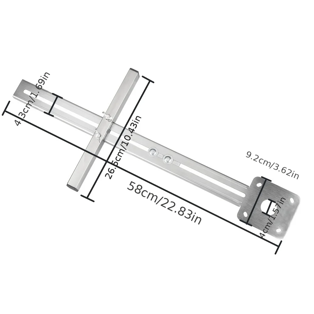 Trimming Machine Edge Guide Positioning Cutting Board Tool Hole Opener Woodworking Router Circle Milling Groove Wood Tool