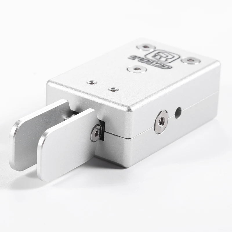 Handheld Stainless Steel CW Morse Key Portable Telegraph Key  Double Paddle