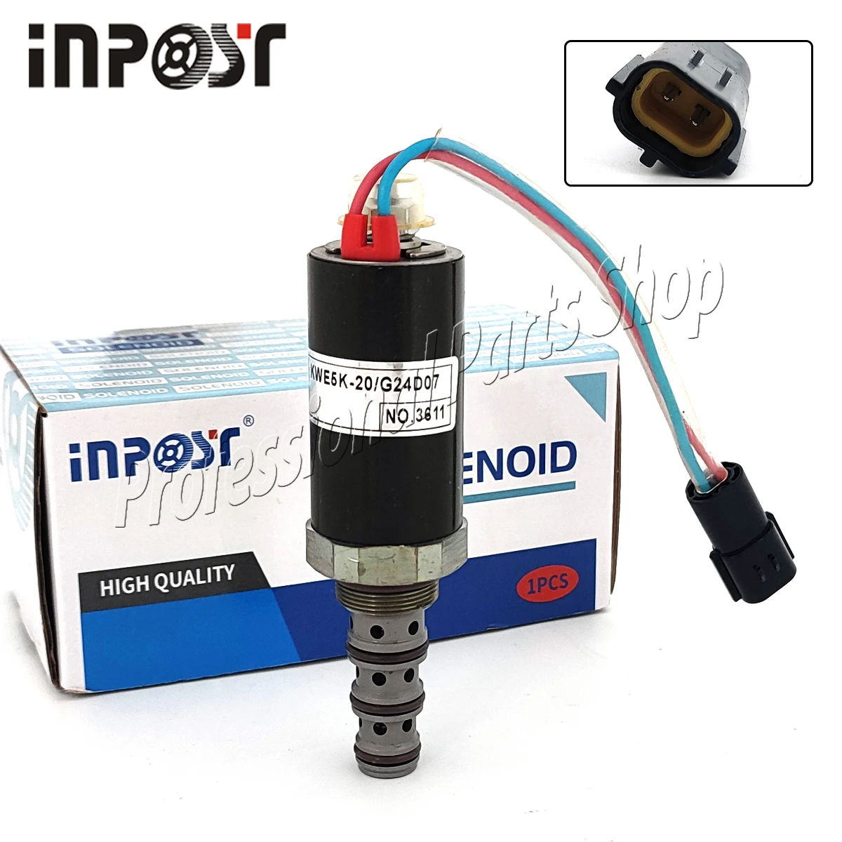 

24V KWE5K-20/G24D07 KWE5K-20-G24D07 Hydraulic Pump Solenoid Valve For XCMG Excavator Parts