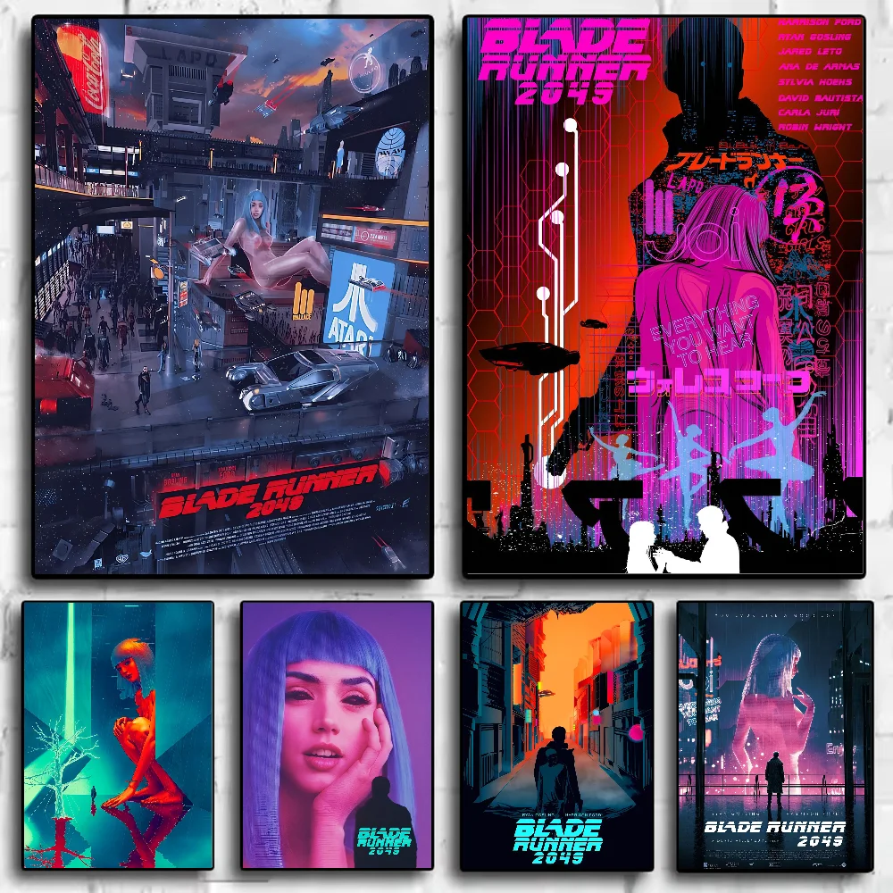 

Classic Movie Blade Runner 2049 Poster HD art sticky wall waterproof home living room bedroom bar aesthetic decoration