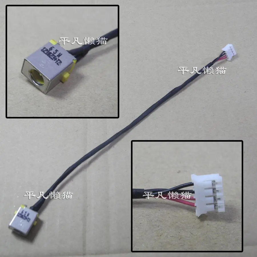 DC Power Jack dengan Kabel untuk Acer Aspire A615 A615-51 A615-51G A315-53 A315-33 A715-71G N17C4 Laptop DC-IN Flex Kabel