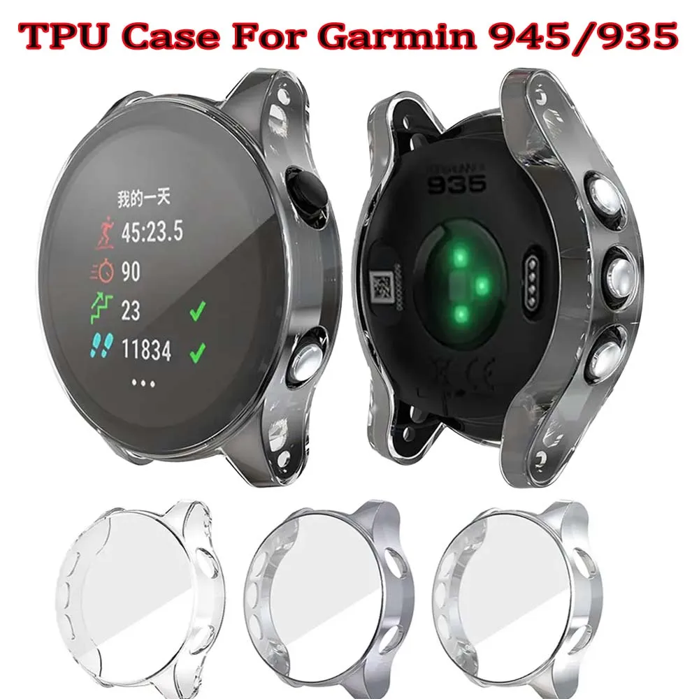 

Умная противоударная пленка для экрана, сенсорный чехол из ТПУ для часов, защитный чехол для Garmin Forerunner 935 945