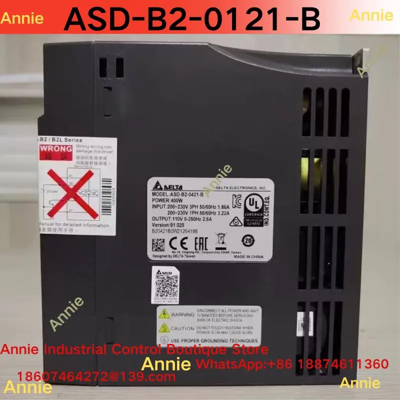 Genuine Servo Driver ASD-B2-0121-B - Electronic Component for Hobbyist And Professional Projects