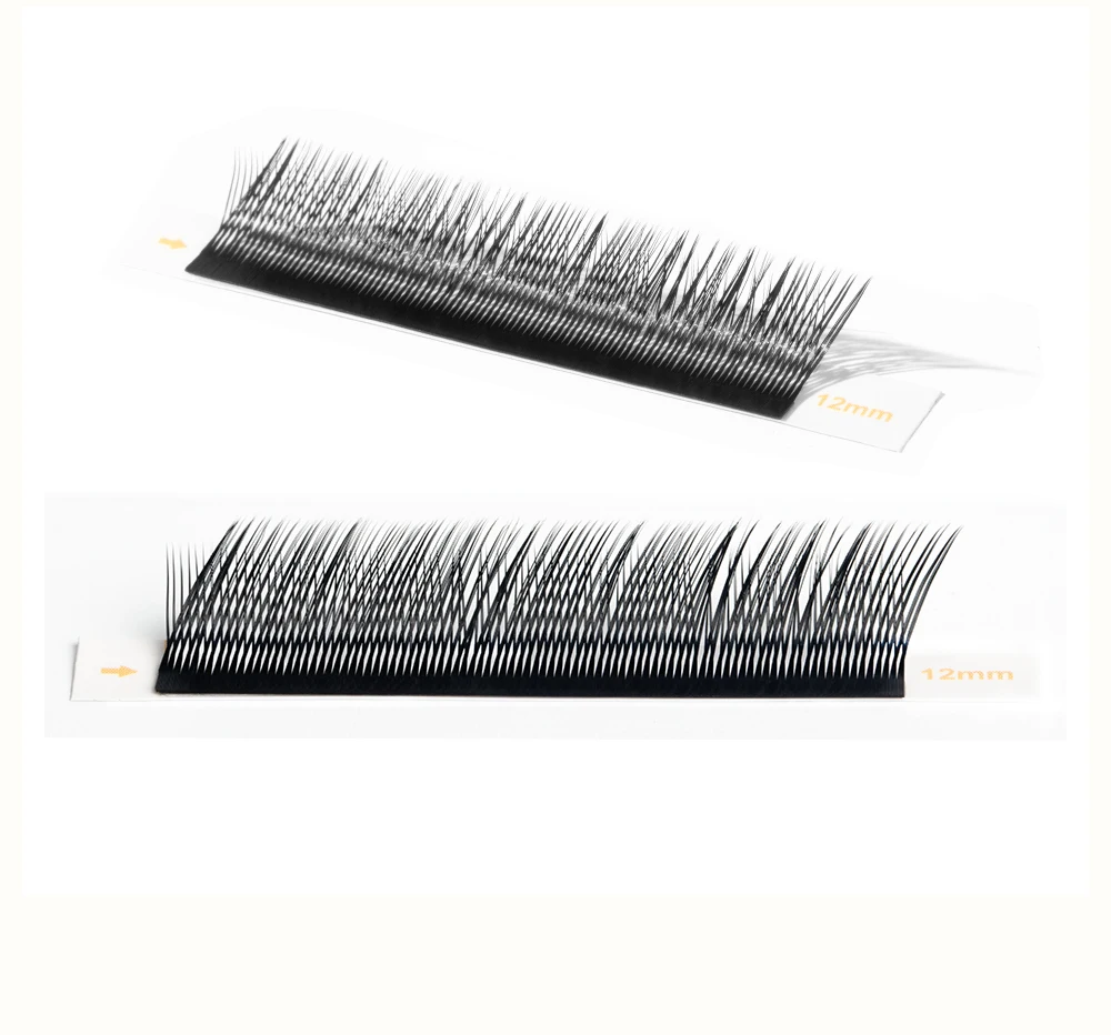 NATUHANA Fox YY-förmige Wimpernverlängerung, mattschwarz, natürlich, weich, YY-Falsche Wimpern, vorgefertigte Volumen-Fächerwimpern für Make-up-Tools – Detail 11