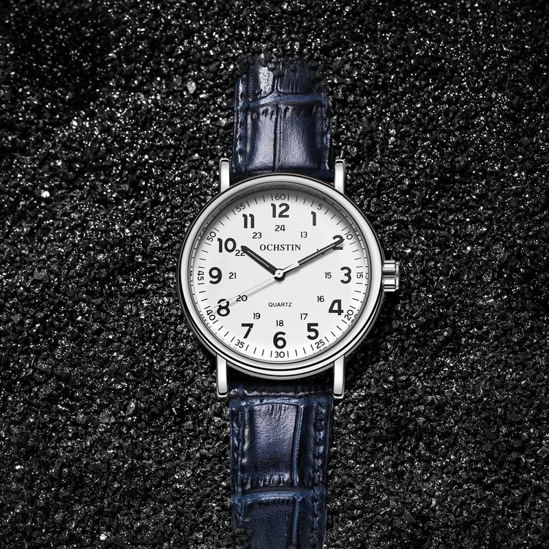 

Деловые повседневные мужские часы из натуральной кожи, военные спортивные аналоговые кварцевые водонепроницаемые наручные часы, украшения, мужские часы