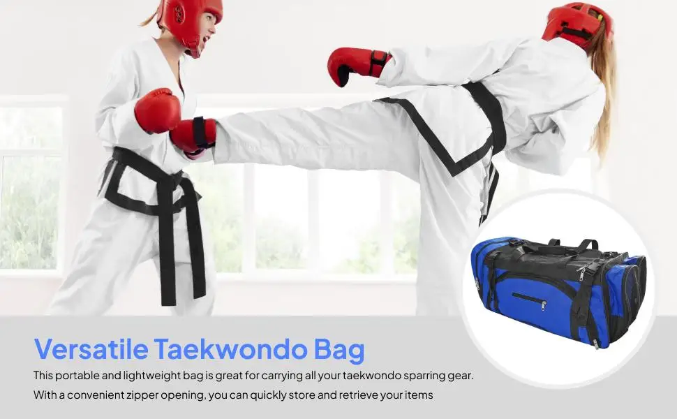 sacco-da-allenamento-versatile-per-taekwondo-realizzato-in-tessuto-oxford-resistente-all'usura-ideale-per-l'uso-in-palestra-con-scomparto-separato-per-le-scarpe-adatto-anche-per-il-pugilato