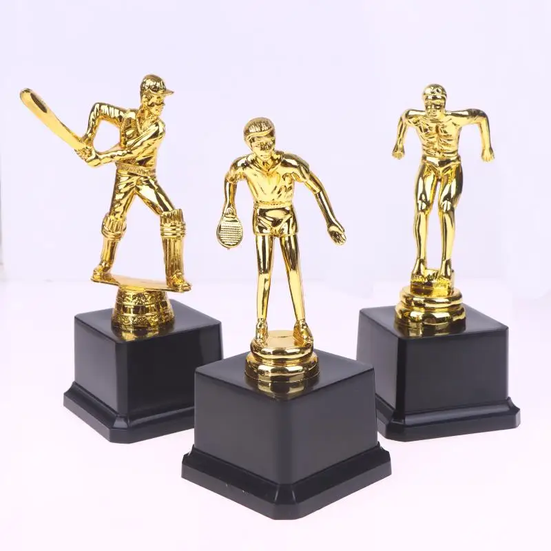One Piece Small Gold Trophy for School Competition, Children's Achievement Awards.