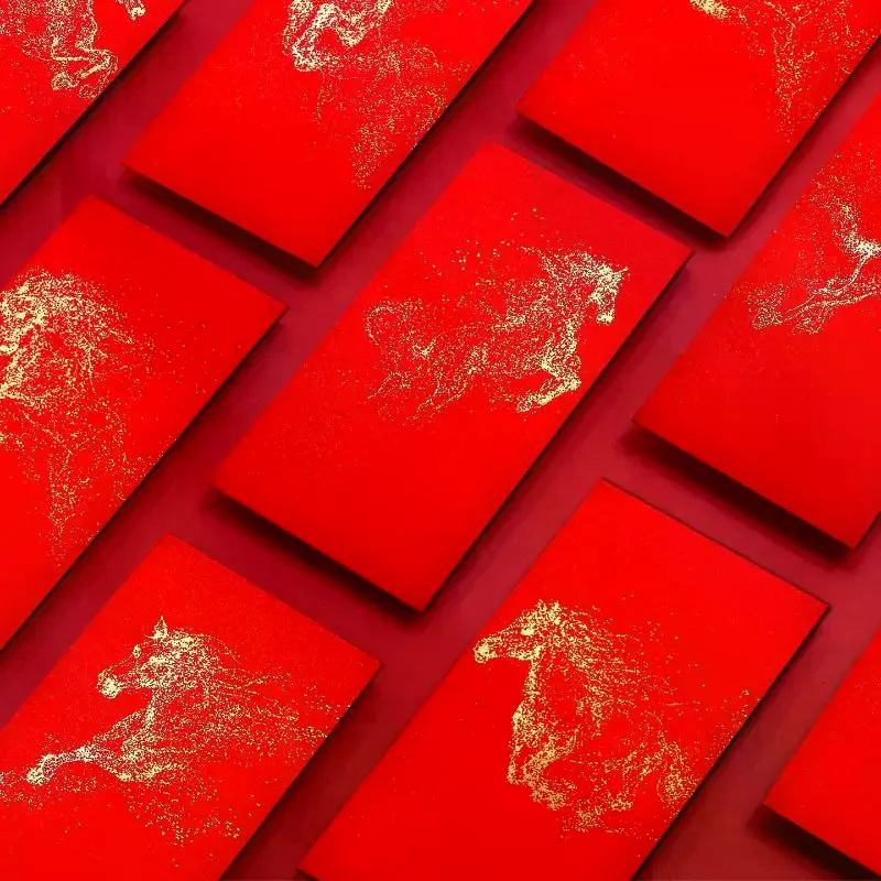 

10pcs Wedding Red Envelopes Marriage Gift Bag Double Happiness Lucky Pocket Chinese Traditional Hongbao Wedding Decoration