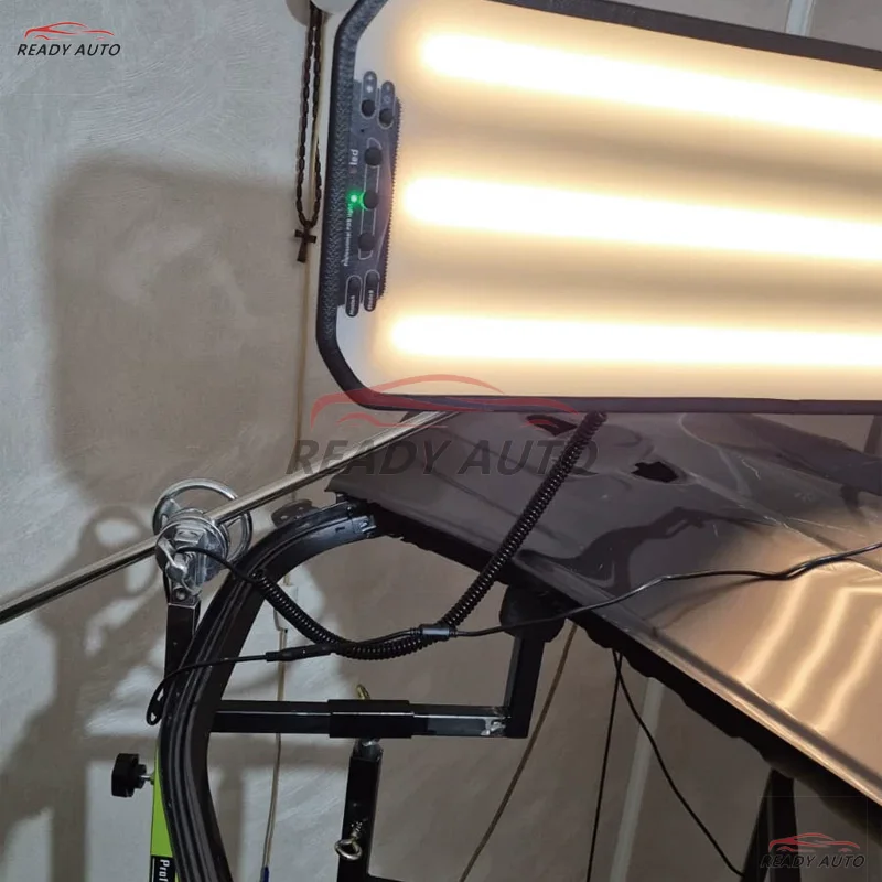 

95cm wheel support 6-color adjustable LED strong magnetic leveling light for car dents and dents repair and inspection