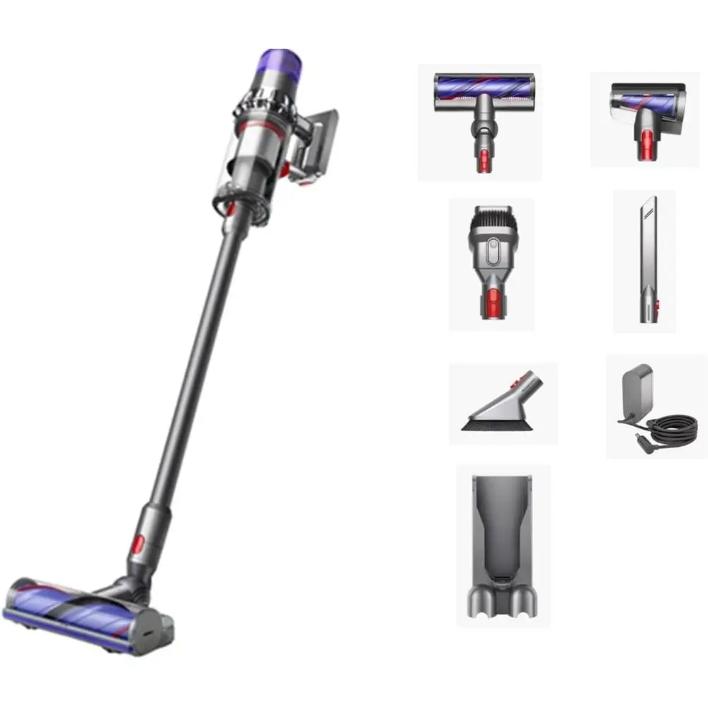 

V11 Origin Cordless Vacuum, Nickel/Blue (Renewed)
