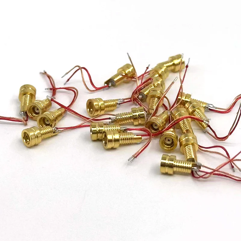 10pcs MMCX Female Socket with Wire MMCX Plug for IE800 Earphones Shell DIY Soldering Plug Wire 20mm 40mm