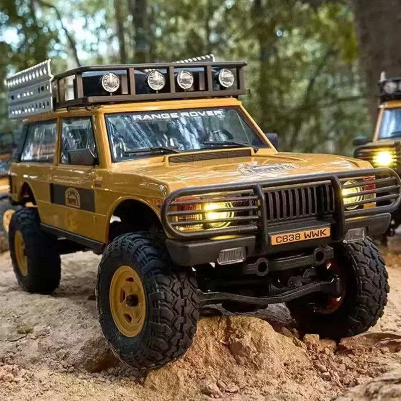 Fms Fcx24m 1:24 Camel Cup Simulation Defender 90/110 First Generation Range Rover Discovery Climbing Off Road Vehicle Gift