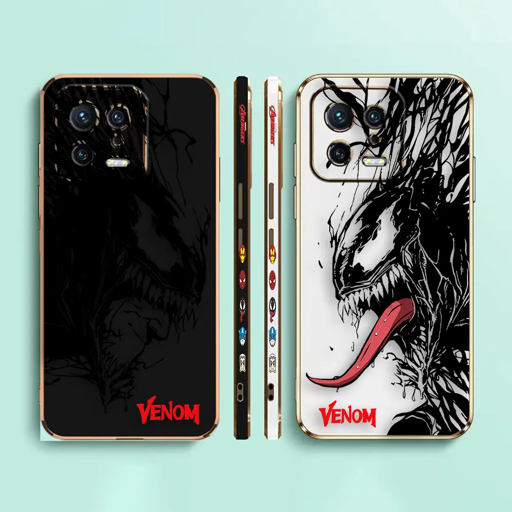 Cover Smooth E-TPU Phone Case For Xiaomi 8 9 10 10T 11 11T 12 12T 13 13T LITE PRO 4G 5G Case Shell Funda Marvel Venom Comics