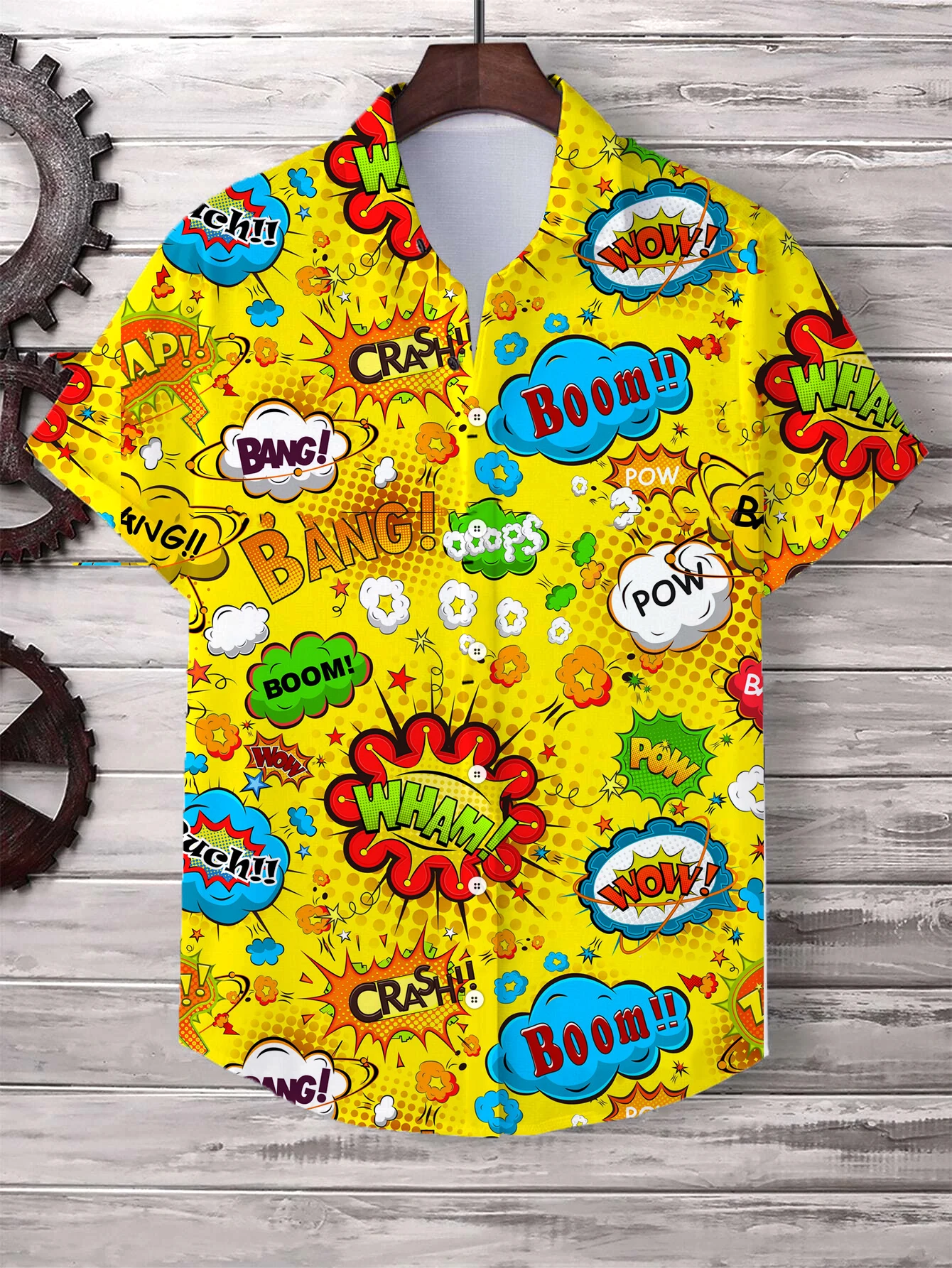 

Мужская рубашка, модные топы с рисунком граффити, рубашка на пуговицах, повседневная рубашка унисекс, рубашка с короткими рукавами и лацканами для отпуска, карнавальная рубашка