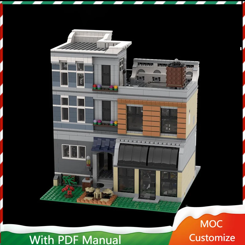 

2510 PCS Hot Selling MOC Dentist's Office Urban Classic Architecture Model Building DIY Blocks Bricks Assembly Toy Holiday Gifts