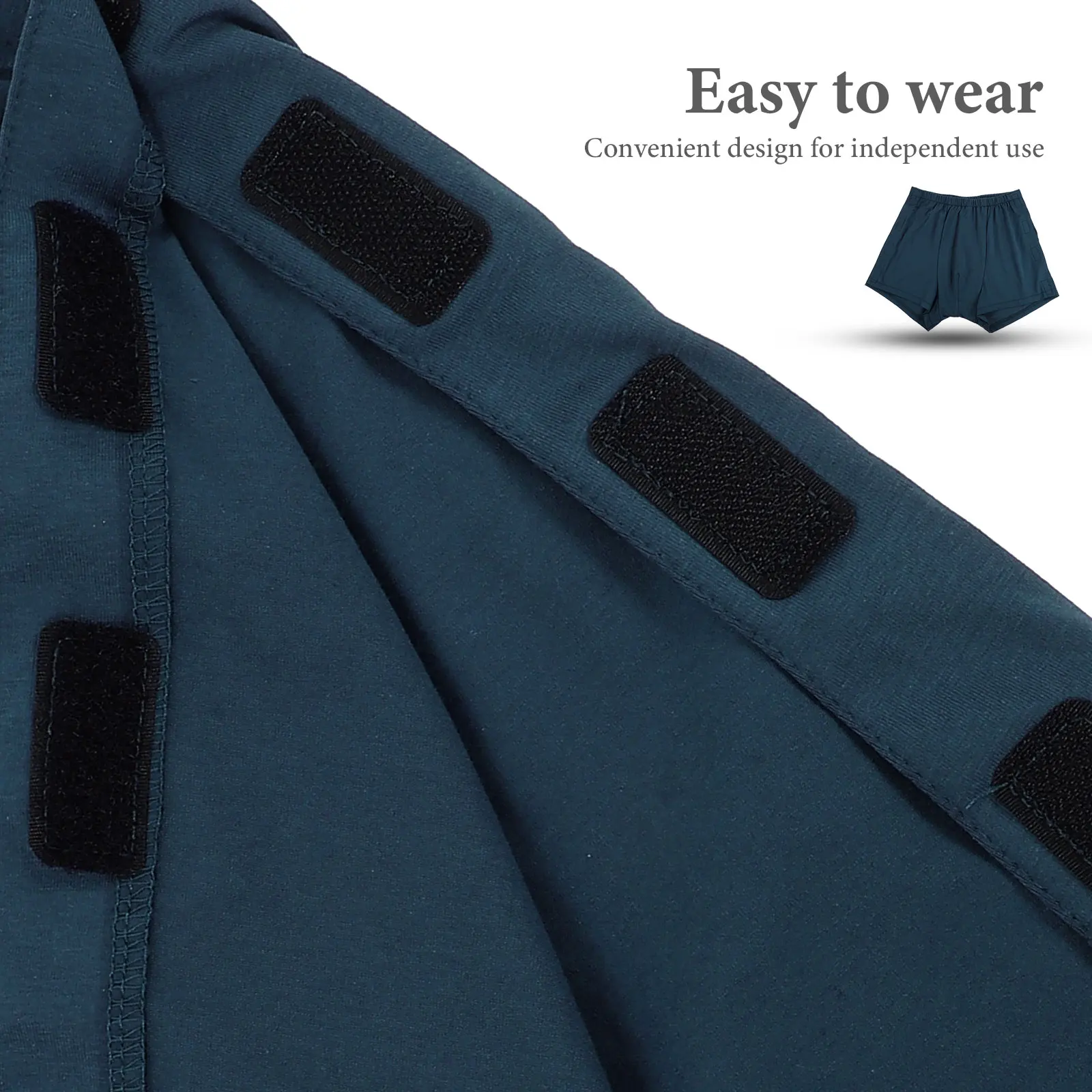 

Men Washable Incontinence Briefs Easy Wear Post Surgery Nursing Underwear for Bedridden Disabled Elderly Comfortable