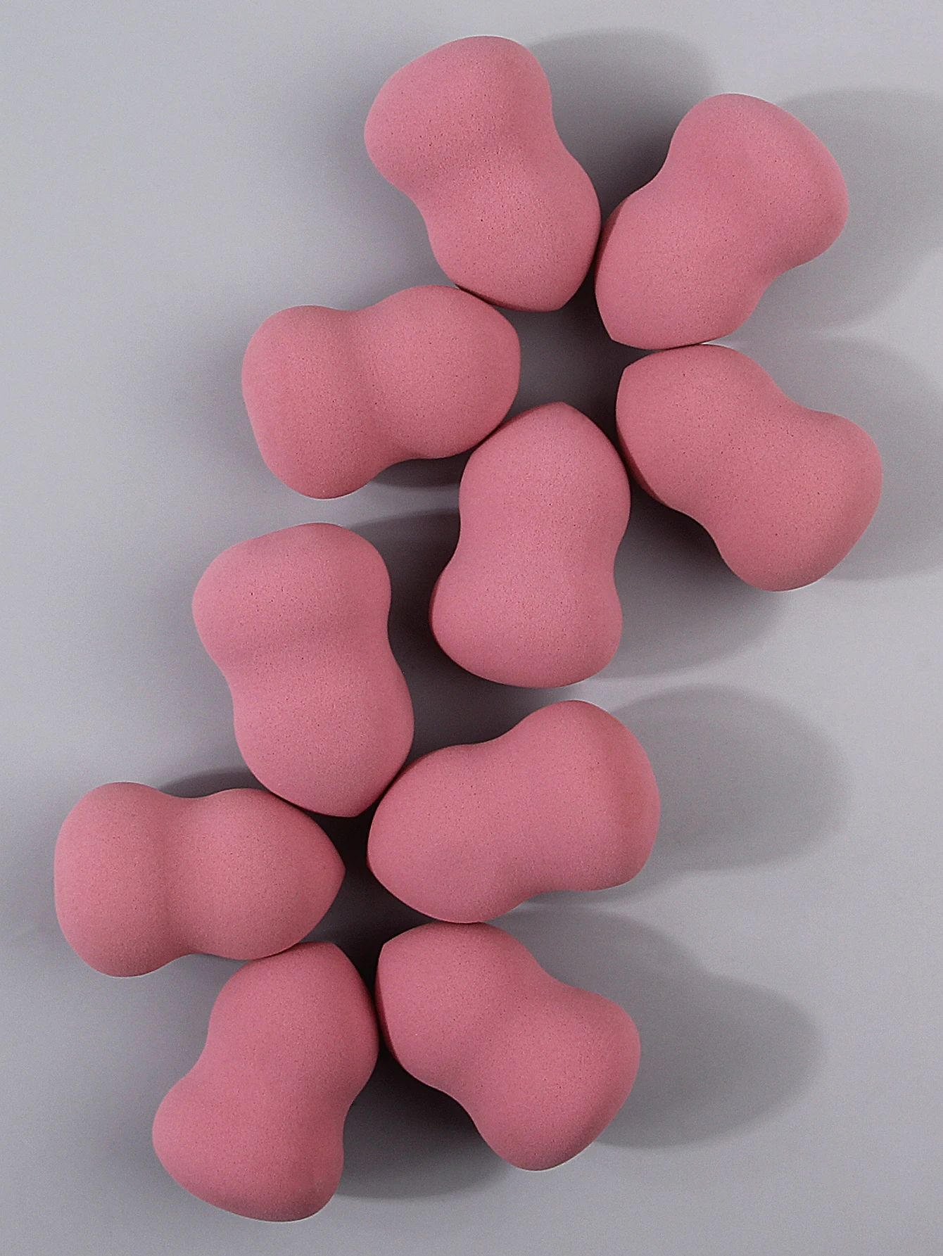 10 قطع من مسحوق القرع عالي الجودة كبير الحجم، بيضة تجميل، سائل أساس جاف ورطب ثنائي الغرض، كريم BB، إسفنجة مكياج