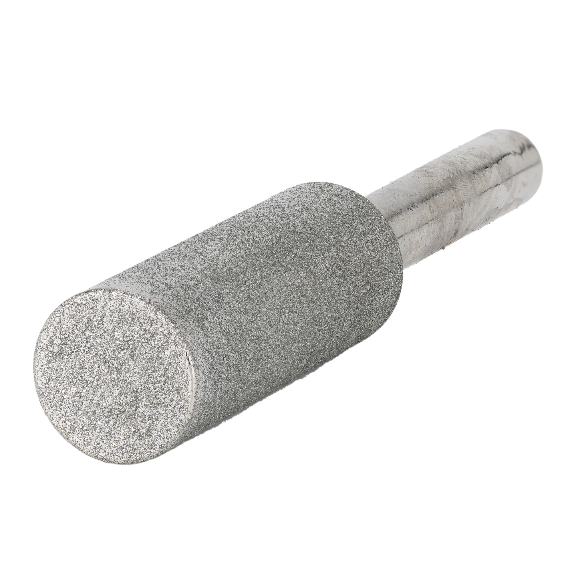 6-40mm Diamond Coated Cylinder Mounted Points Grinding Head Grit 240 6mm Shank Tools for Jewelry Stone Glass Carving Lapidary