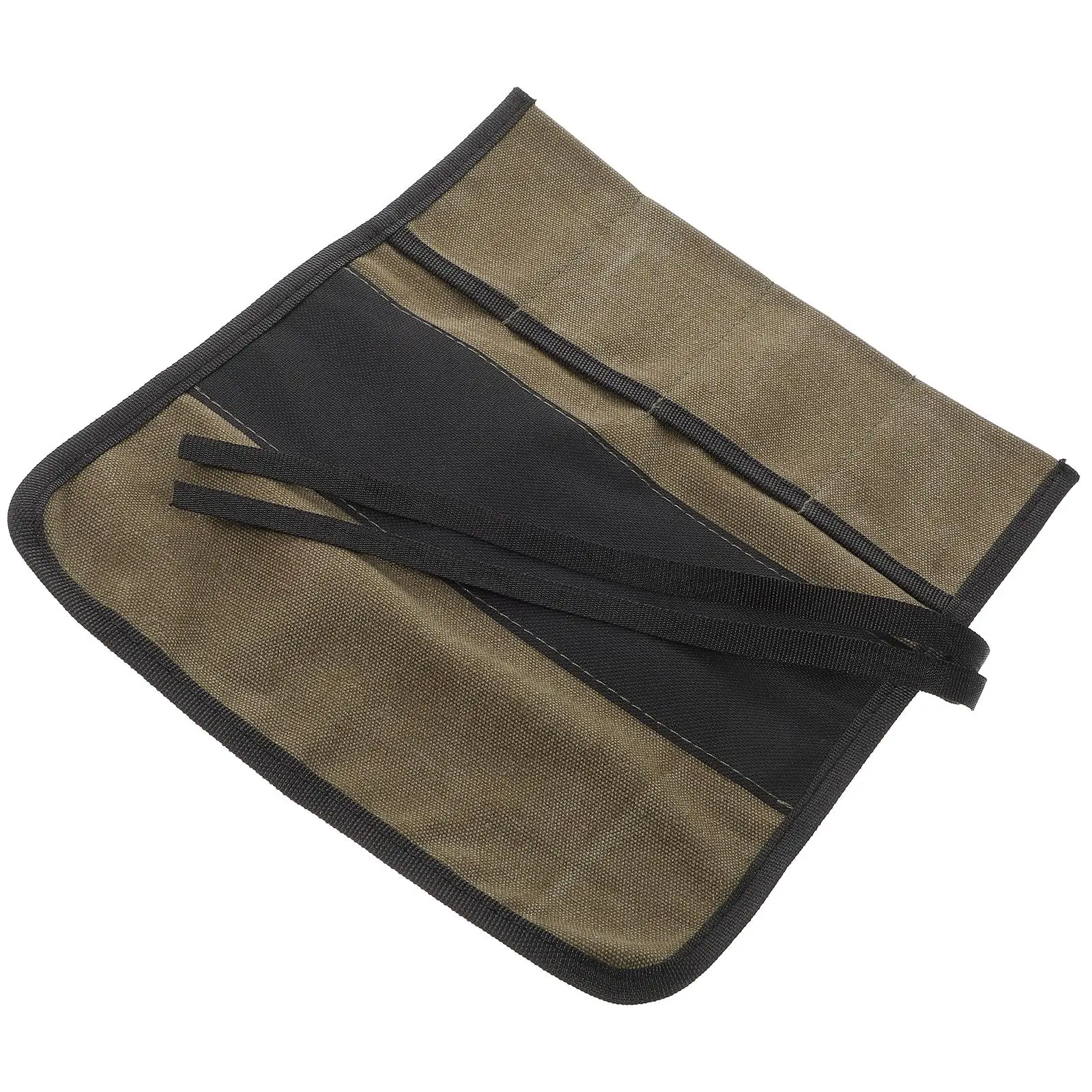 Heavy Duty Tool Roll Bag Canvas Pouch Organizer Multi Purpose Storage Carpenter Kits Wrenches Screwdrivers Thickened Material