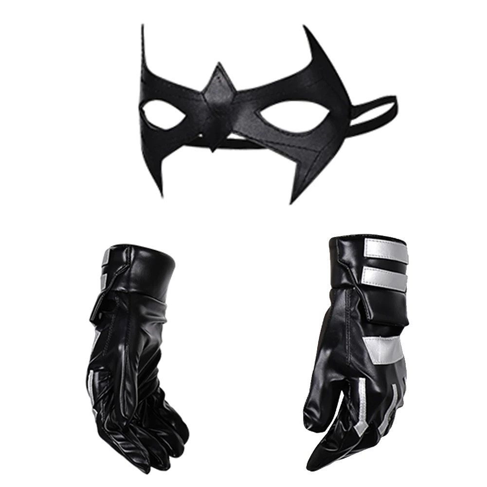 Costume de Cosplay Aile de la Nuit pour Homme, Masque, Gants, Couvre-Doigts, Accessoires de Film, Smile Hero, Tenues, Accessoires de ixd'Halloween