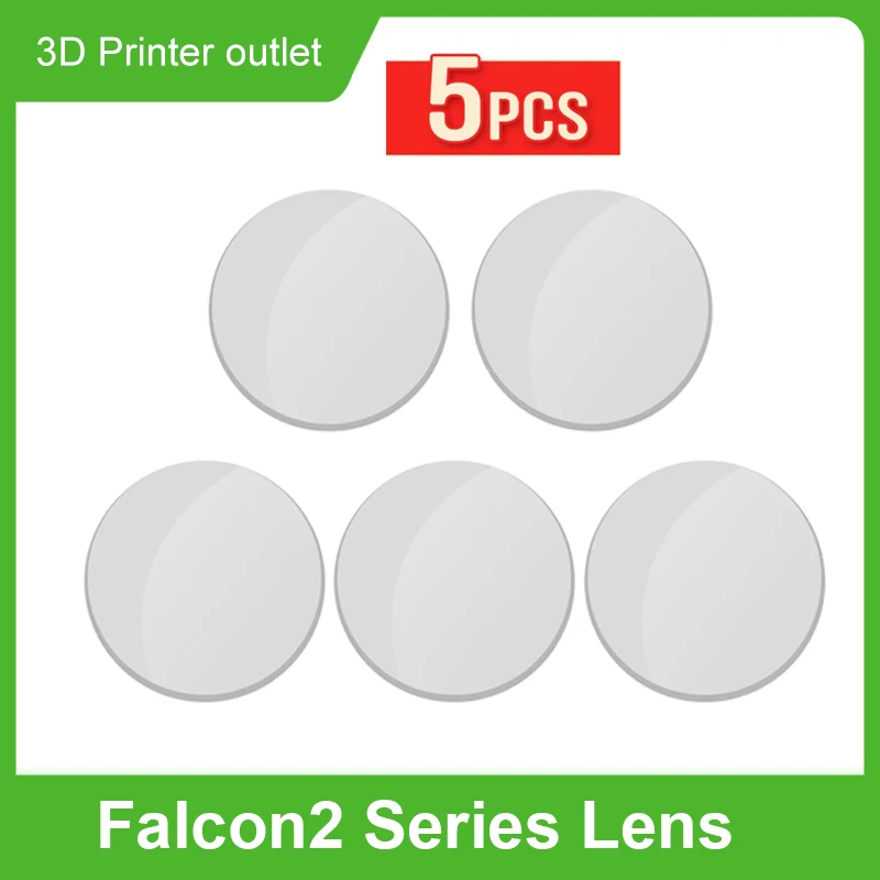 5PCS Creality Replacement Protective Lens for Falcon2 Series Laser Module Head Laser Engraver Transparent Color