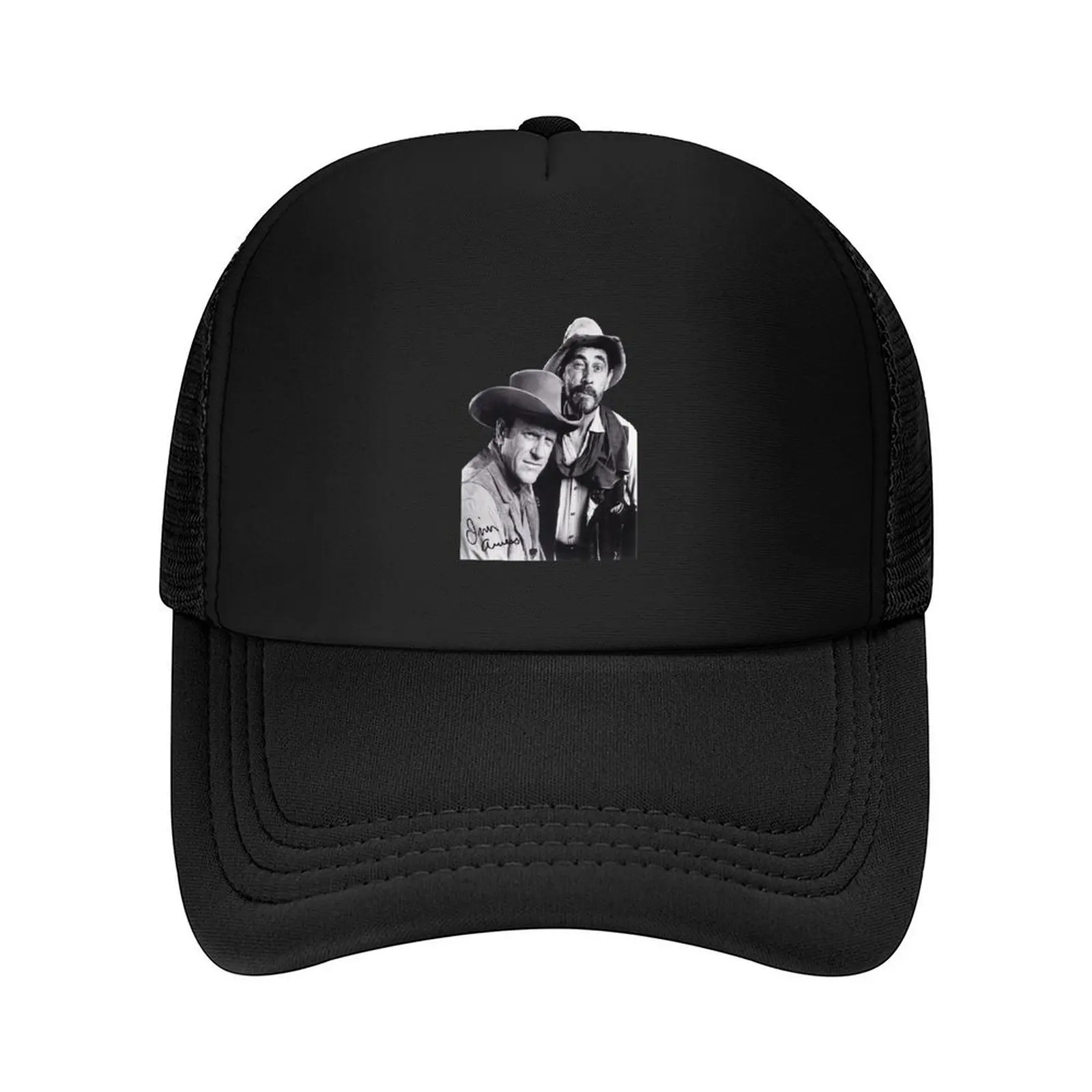

Gunsmoke Series James Arness And Matt Dillon Baseball Cap Ball Cap Sunscreen Brand Man cap men's big size hat Women's Hats Men's
