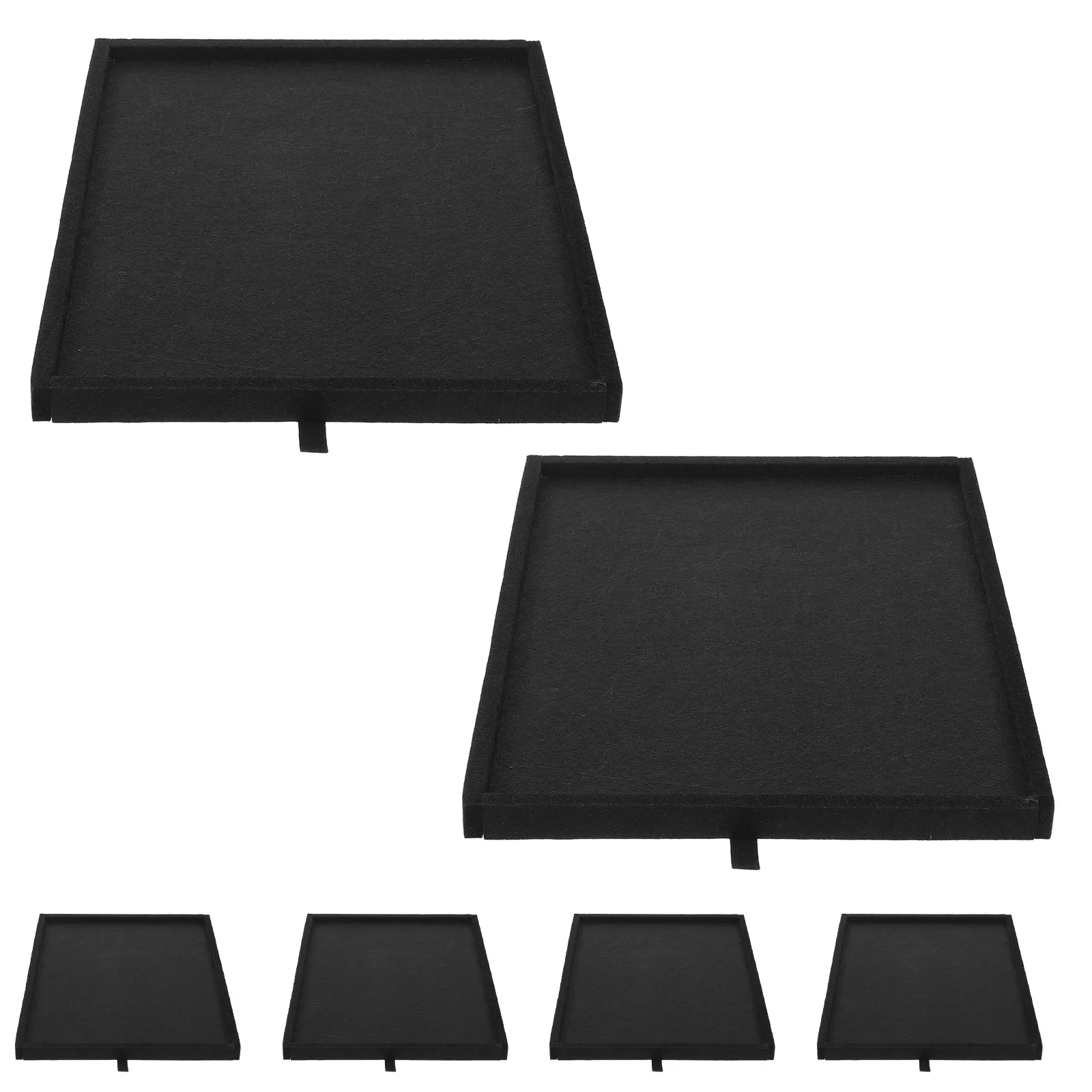 

6Pcs Puzzle Sorting Trays Stackable Felt Non-Slip Organizer for Jigsaw Puzzle Storage Portable Game Piece Sorter Multipurpose