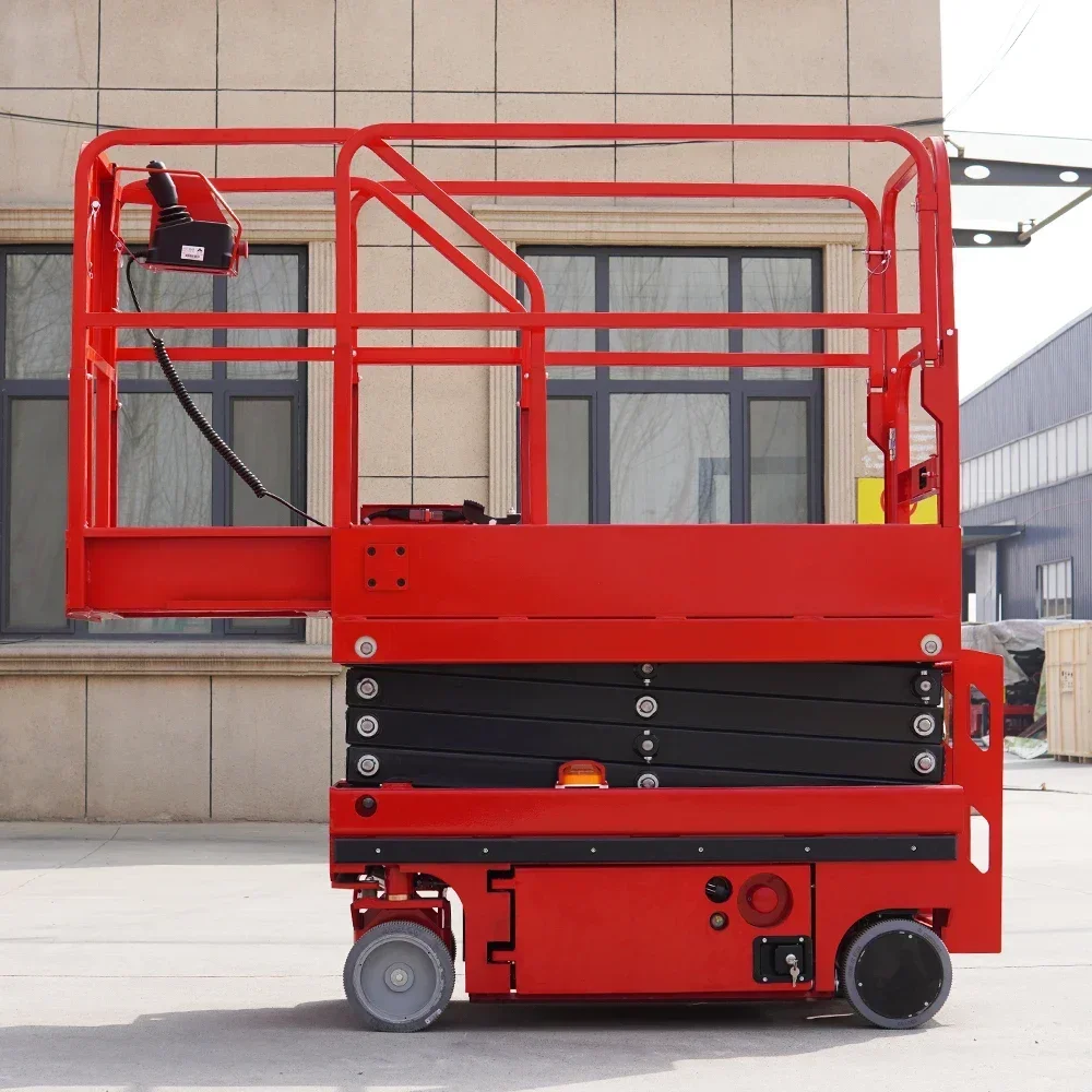 6m 8m 10m 12m 14m Luftarbeitsplattform Vollautomatischer Lift Tragbarer elektrischer Scherenhebeltisch für den Innenbereich