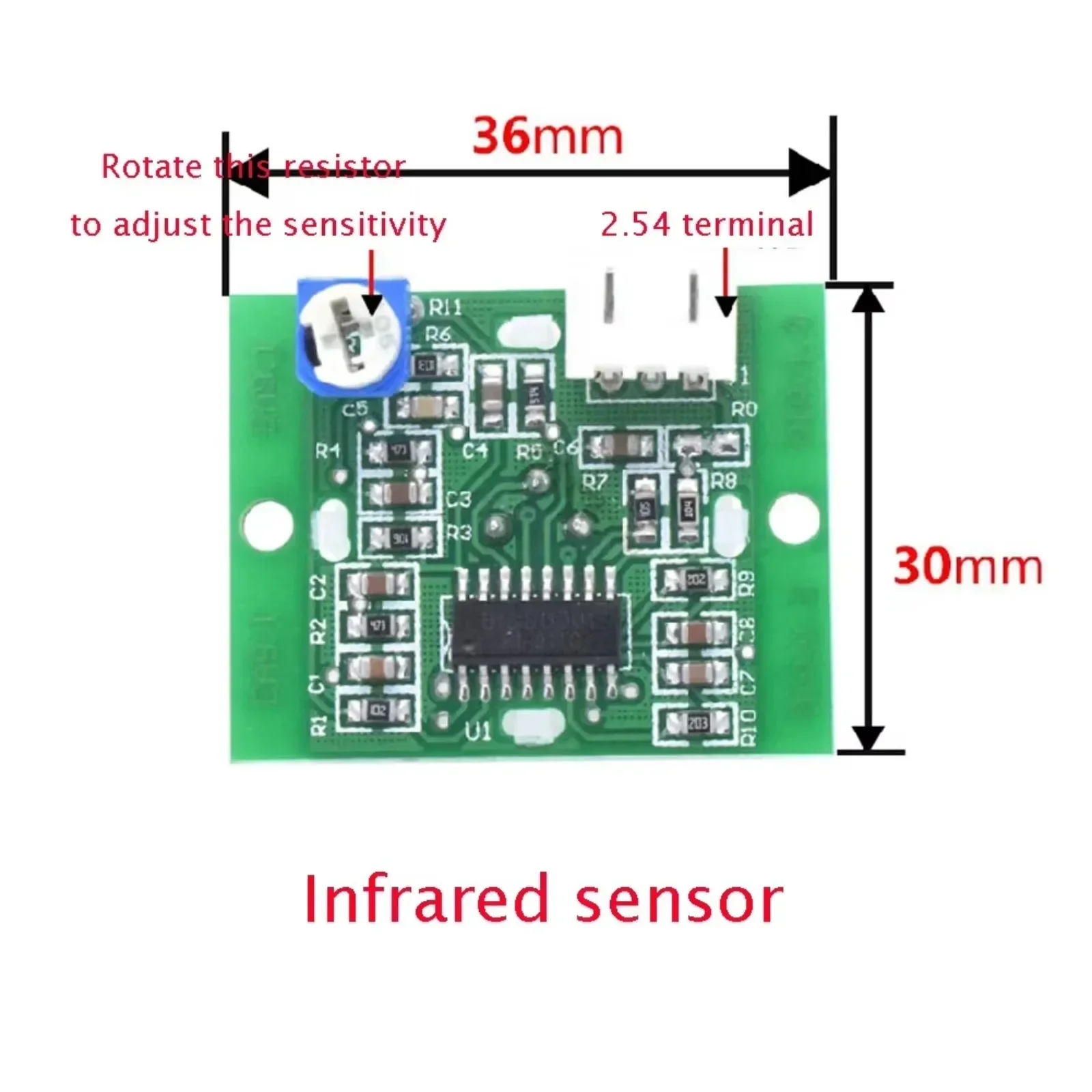 MP3 Music Voice Playback Module with PIR Infrared Sensor for DIY Shops, USB Download, TF Card, Smart Welcomer System