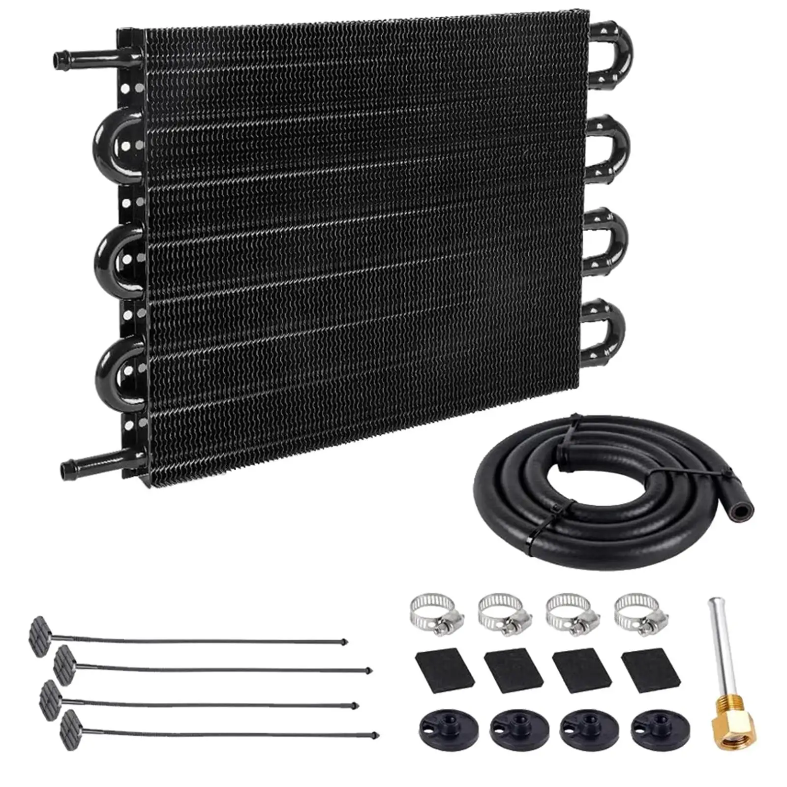 

Transmission Oil Cooling Kit Spare Parts Easy Installation Accessories 5/16"