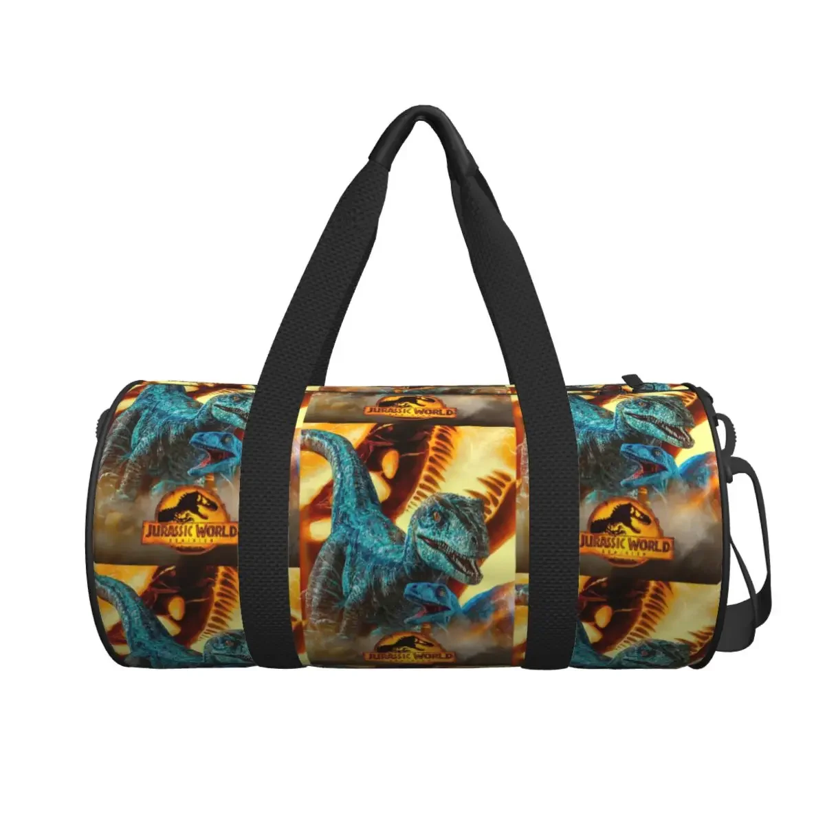 

Jurassic World Large Duffle Gym Bag Waterproof Duffle Travel Bags Handbags Fitness bag