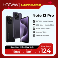 [World Premiere] HOTWAV Note 13 Pro Smartphone 6.6'' HD+ Android 13 16GB+256GB Octa-Core Mobile Phone 50MP 5160mAh Cellphone