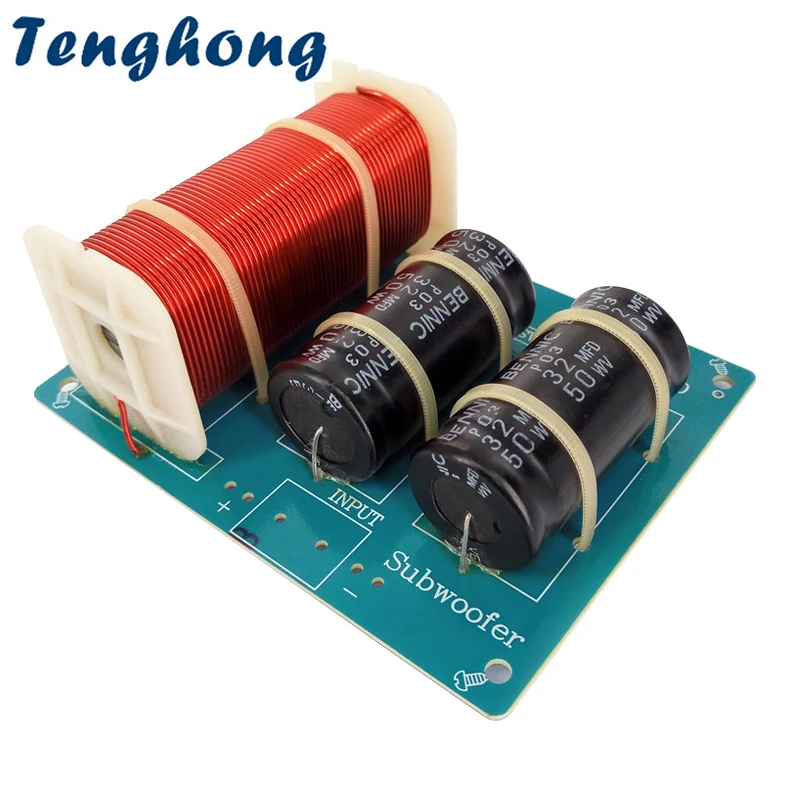 

Кроссовер Tenghong 500W для сабвуфера, фильтр частотный, 1-полосный, для автомобильной аудиосистемы, домашнего кинотеатра, DIY-проектов