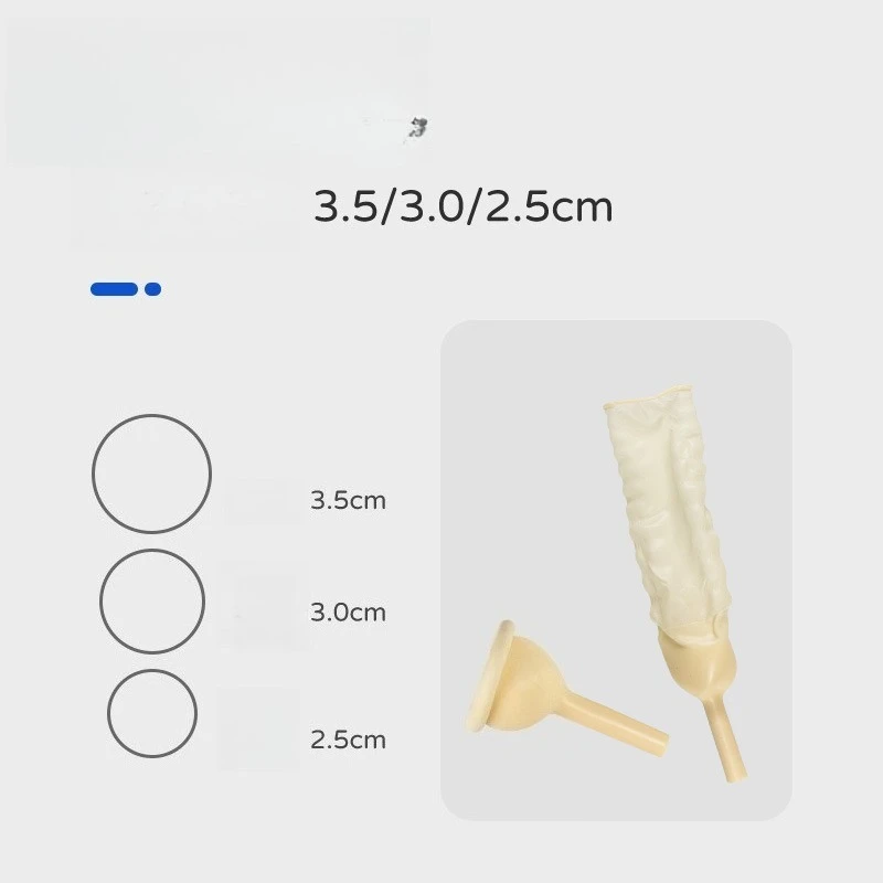 Incontinence Male Condom Catheter Latex Urine Drainage Sleeve 3 Sizes Urine Collector  Bedridden Elderly Patient Care