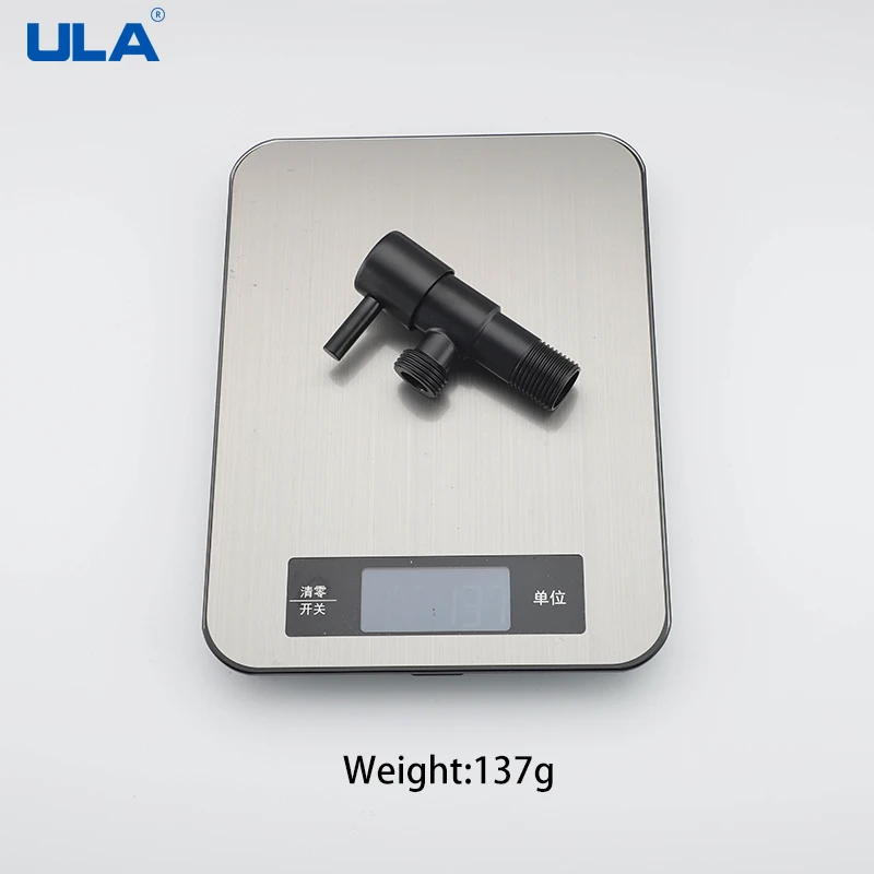 ULA Single Cold Water Valve for Bidet Faucet Durable Replacement Anti Corrosion Stainless Steel Angle Valve Water Easy Flow